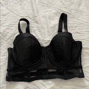Victoria's Secret Black Quilted Bra
